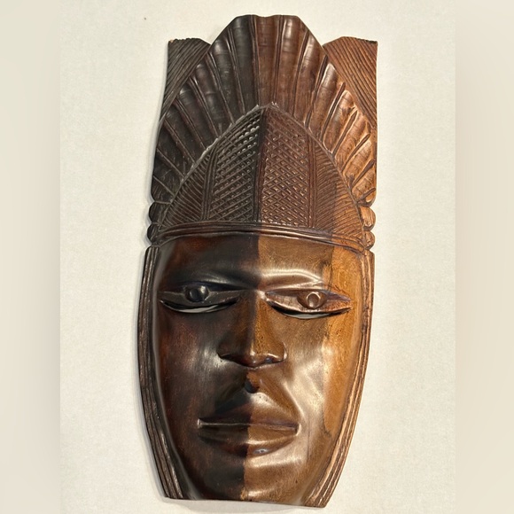 Handcrafted Tribal Wooden 3D Wall Art